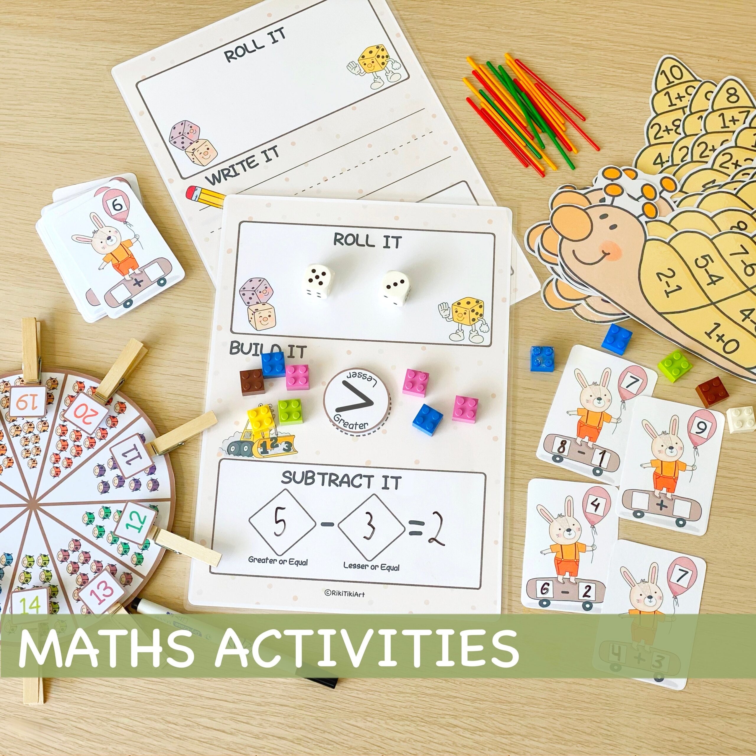 Math Printable Worksheets Preschool Curriculum Homeschool Learning