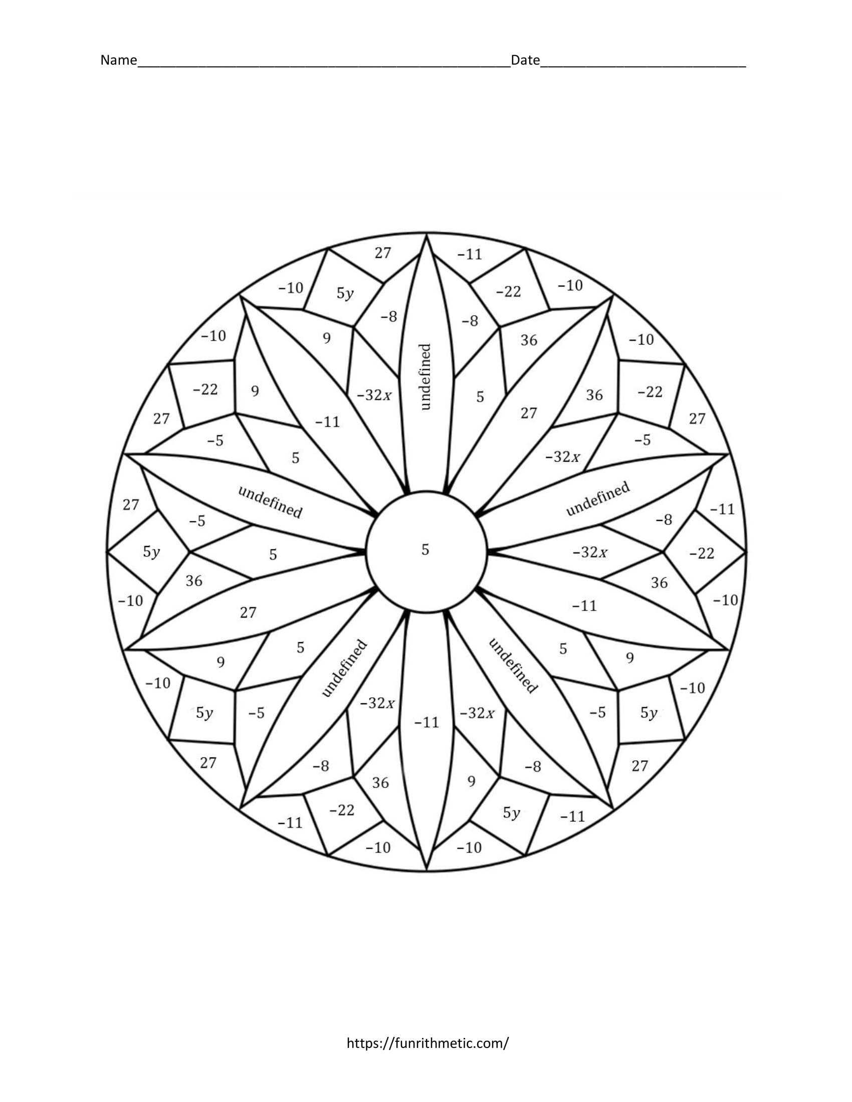 Color By Multiplication Free Printable Worksheets Color By Multiplication Free Printable Worksheets