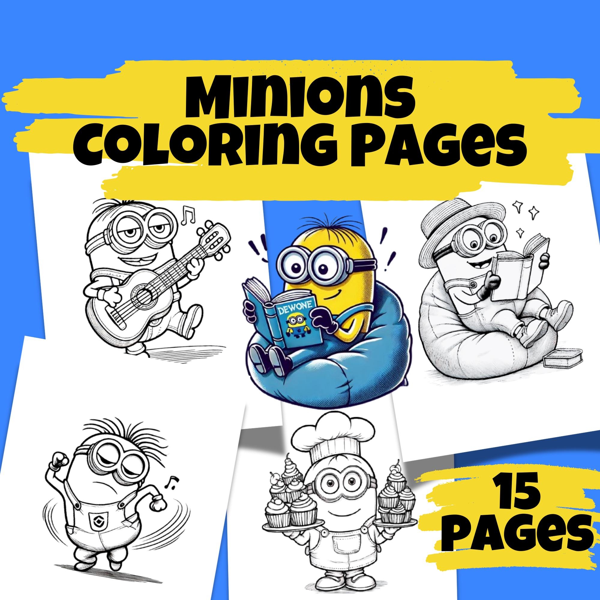 Minion Worksheet Etsy