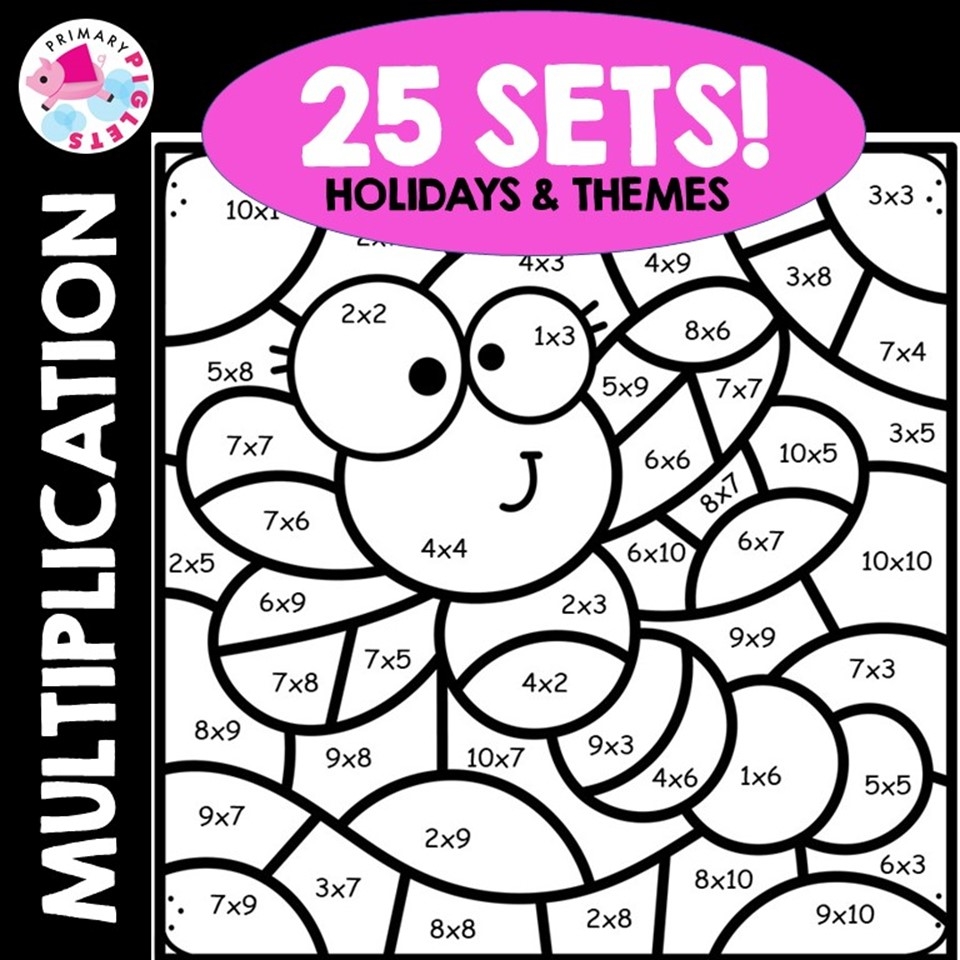 MULTIPLICATION COLOR BY CODE COLOR BY CODE MULTIPLICATION 