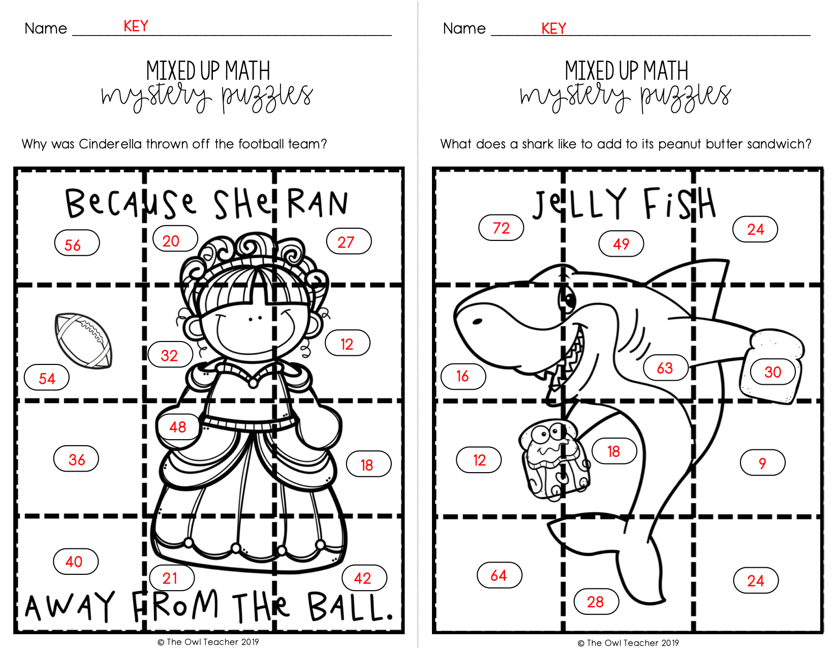 Free Printable Multiplication Mystery Picture Worksheets Free Printable Multiplication Mystery Picture Worksheets