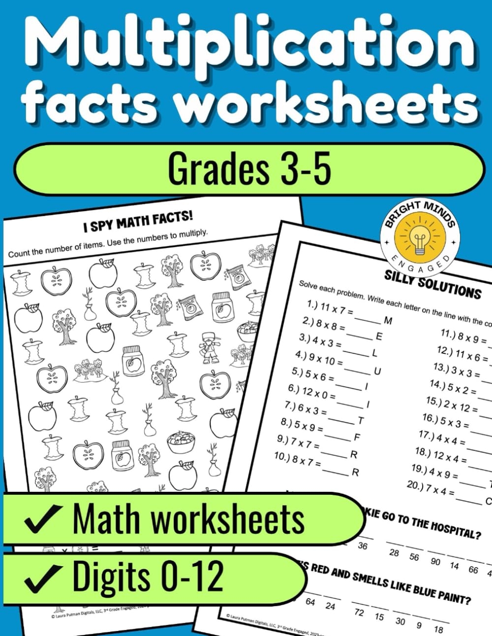 Multiplication Facts Worksheets Grades 3 5 Digits 0 12 Math Worksheets Book Multiplication Facts Worksheets Grades 3 5 Digits 0 12 Math Worksheets Book
