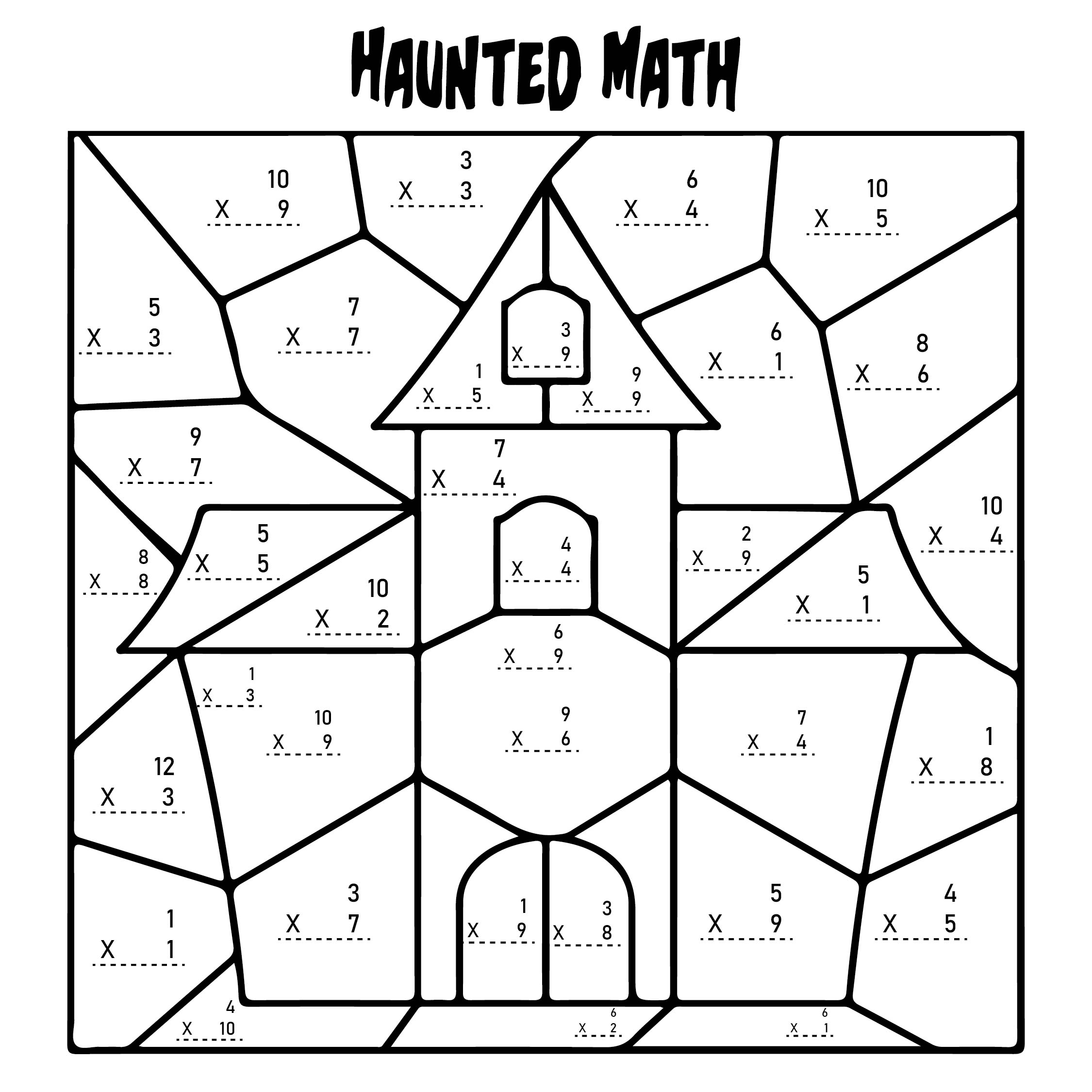 Multiplication Halloween Worksheets Worksheets Library Multiplication Halloween Worksheets Worksheets Library