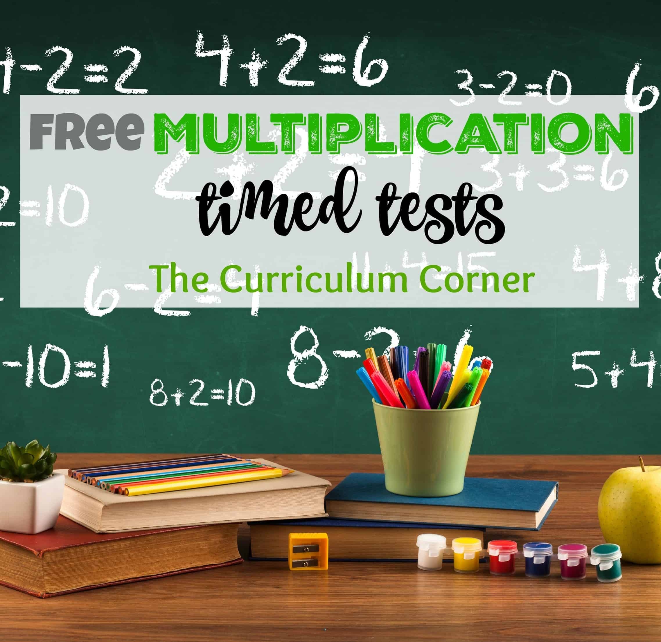 Free Printable Multiplication Timed Test Worksheets