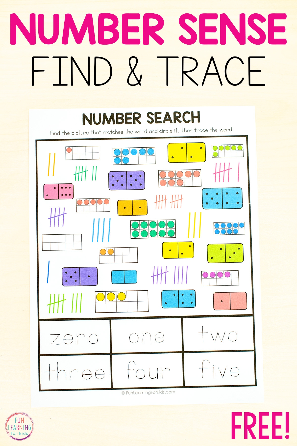 Number Sense Search And Find Worksheets Number Sense Search And Find Worksheets