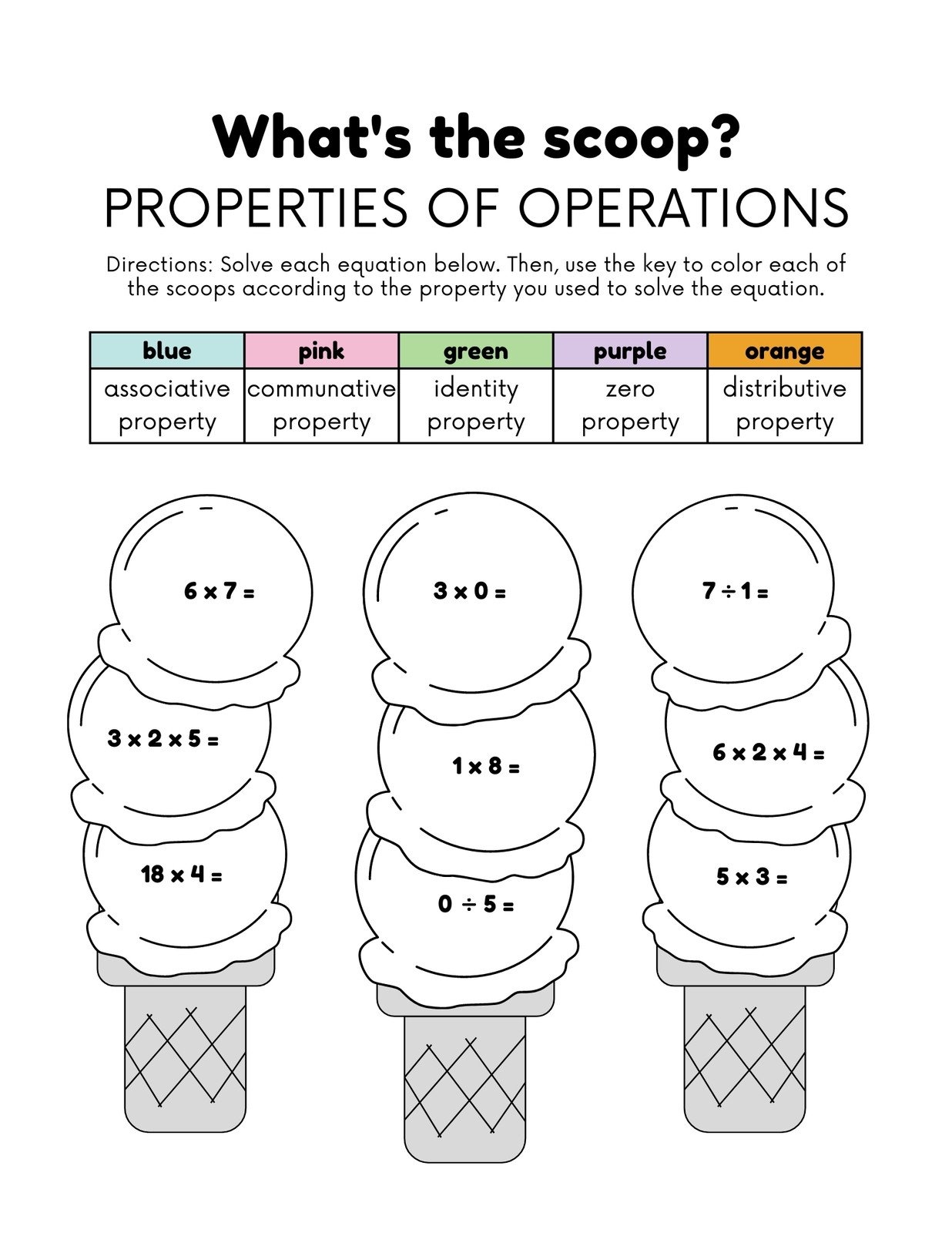 Page 2 Free 3rd Grade Math Worksheet Templates To Customize Canva