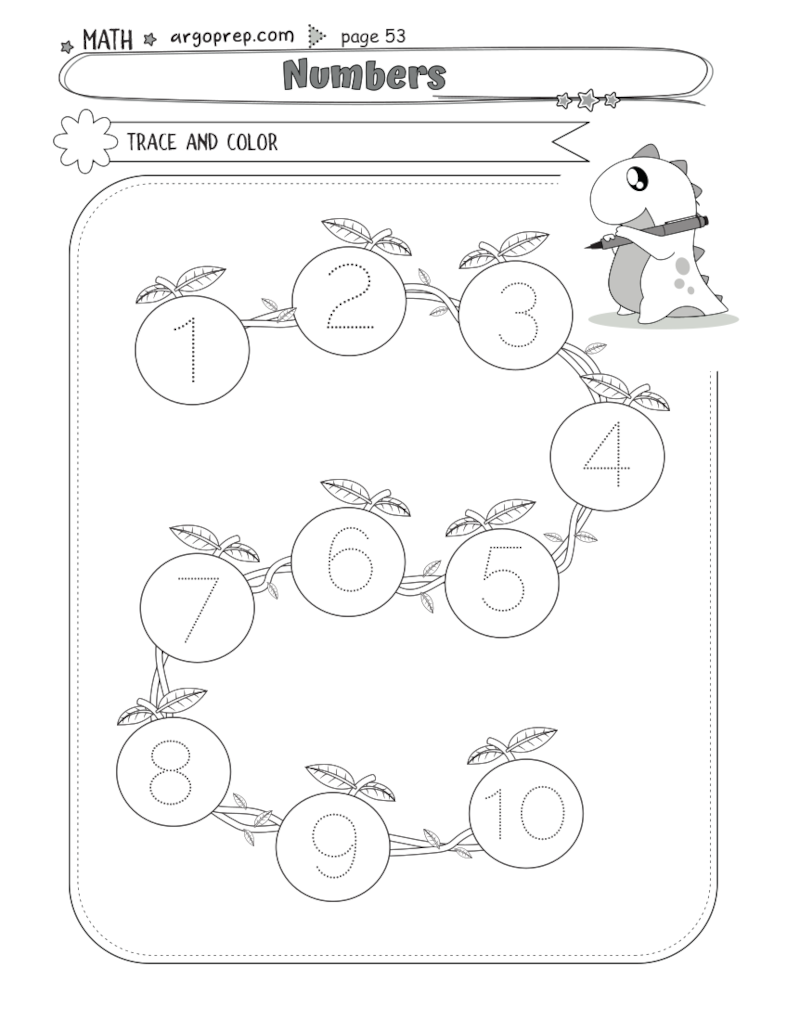 Preschool Math Workbook For Toddlers Ages 2 4 Numbers Counting 