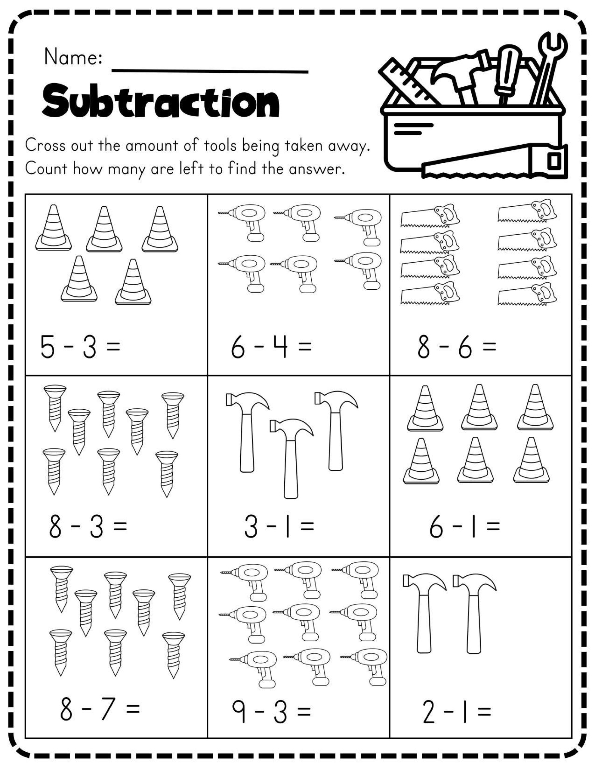 Preschool Math Printable