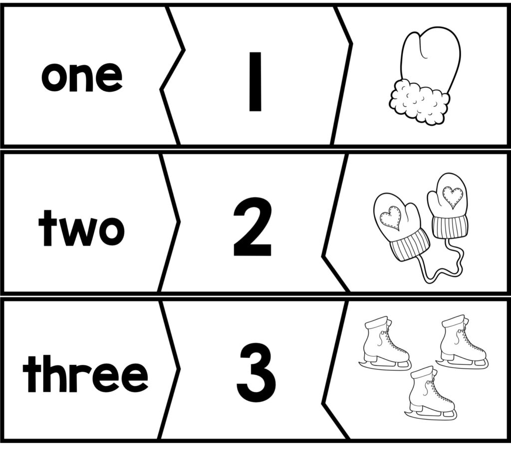 Winter Math Activities For Preschoolers Printable
