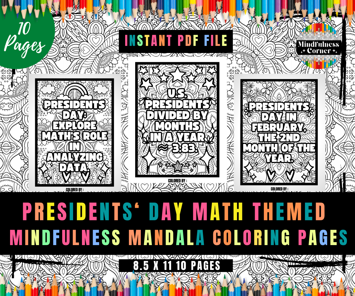 Presidents Day Math Activities ELA Morning Work SEL Coloring Sheet Made By Teachers