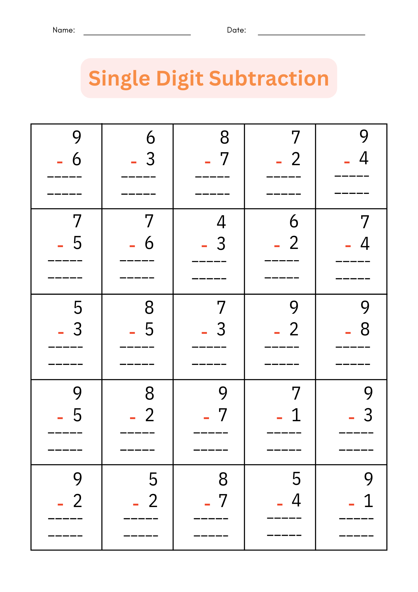 10th Grade Math Free Printable Worksheets