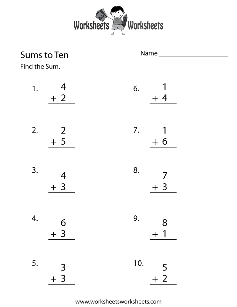 Simple Addition Worksheet Worksheets Worksheets Simple Addition Worksheet Worksheets Worksheets