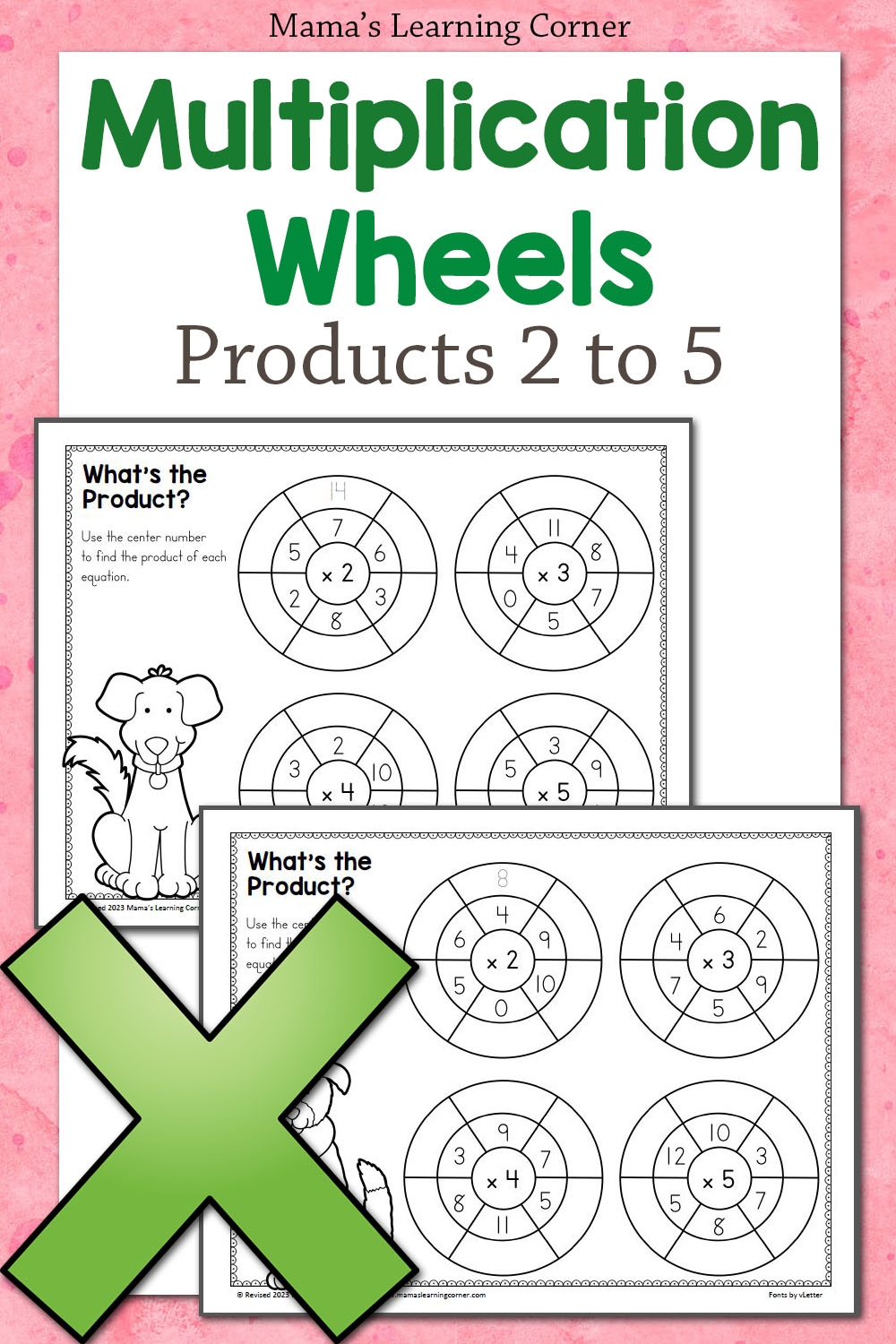 Free Printable Multiplication Wheel Worksheets