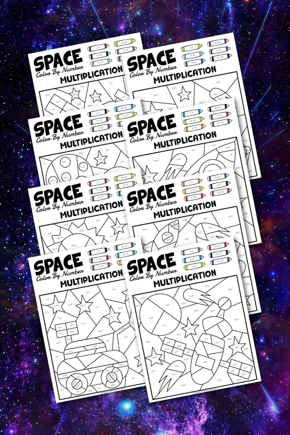 Free Printable Multiplication Math Worksheets Space Free Printable Multiplication Math Worksheets Space