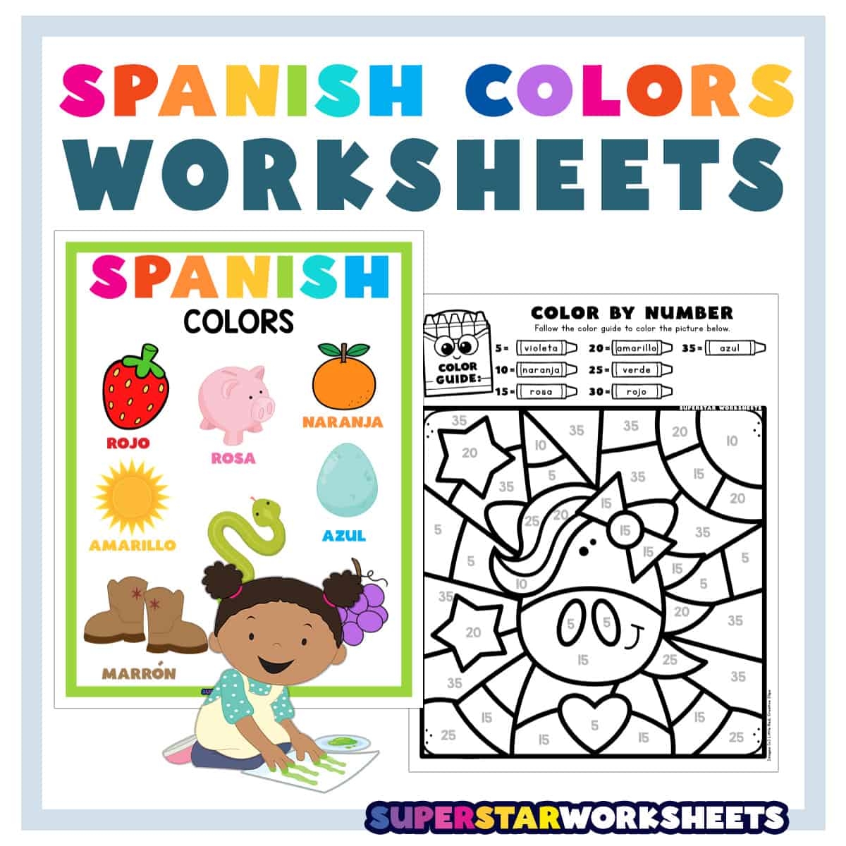 Free Printable Spanish Math Worksheets