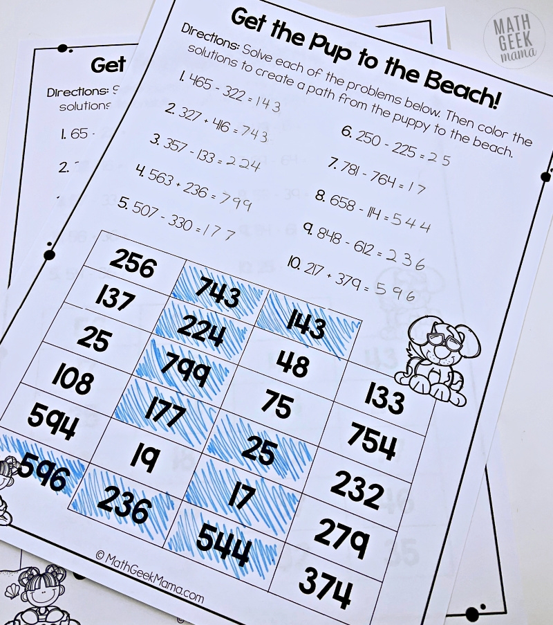 Summer Math Practice For 3rd 4th Grade Math Geek Mama