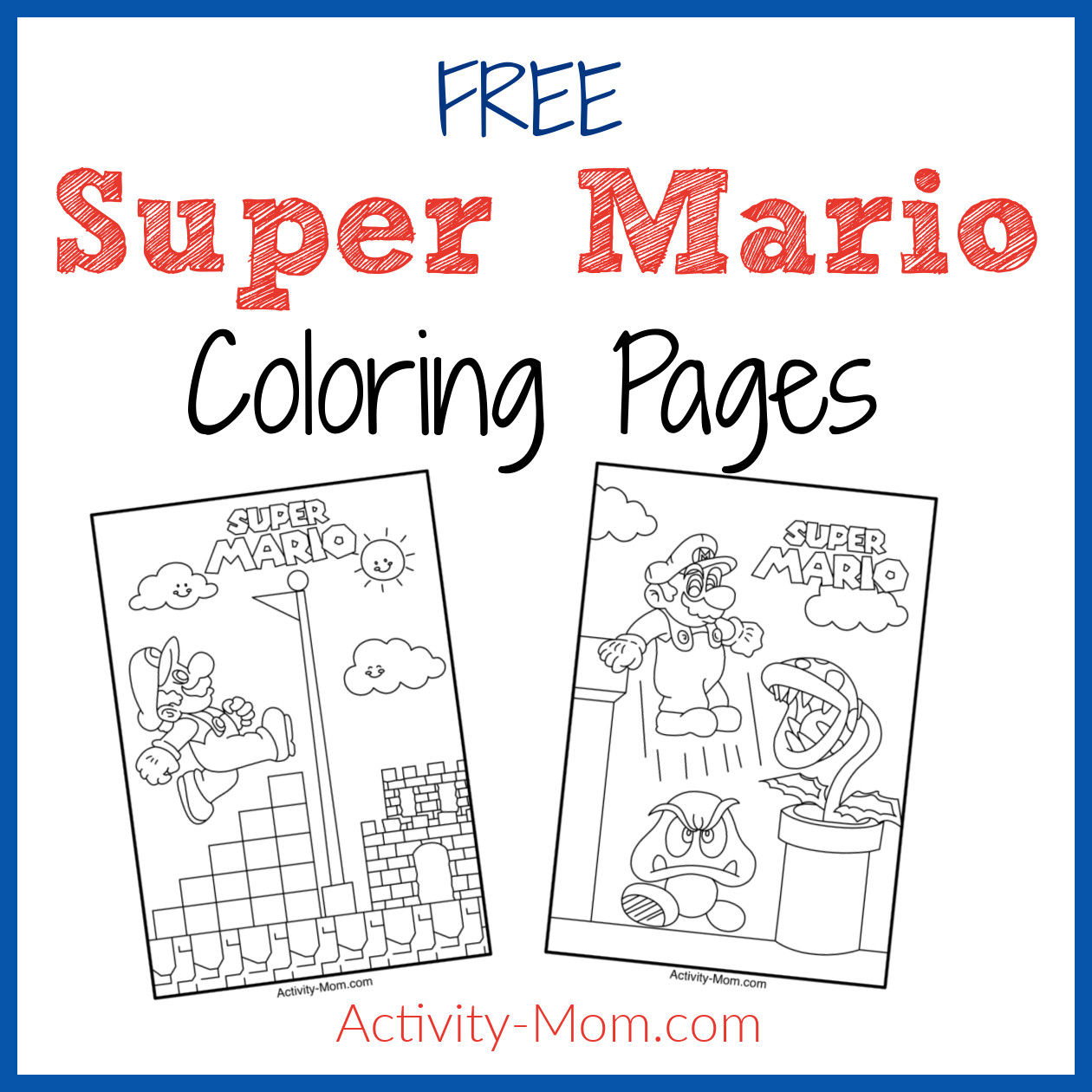 Free Printable Mario Math Worksheets Free Printable Mario Math Worksheets