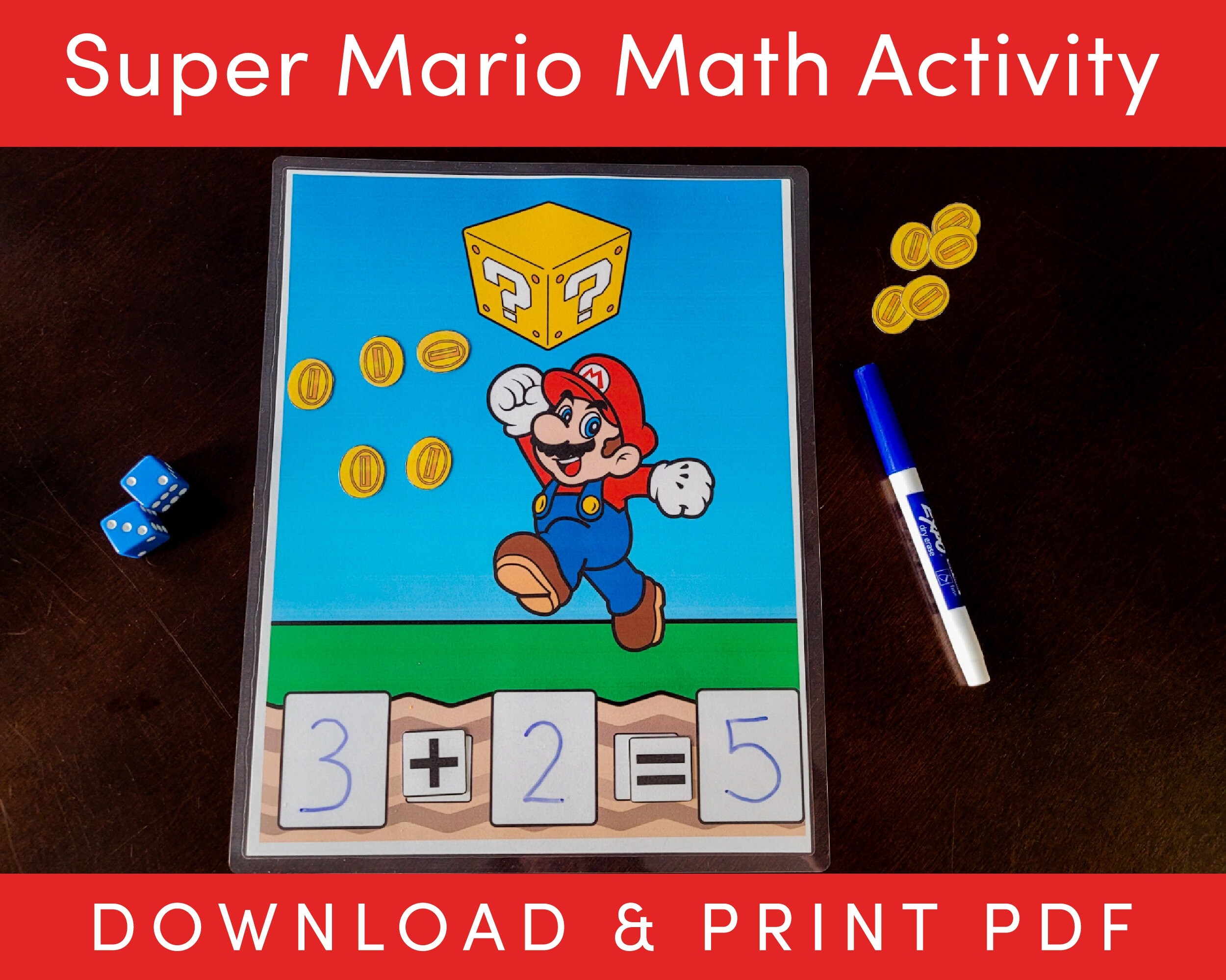 Super Mario Math Practice Activity For Kids Printable PDF Easy Learning For Preschool And Kindergarten Homeschool Activity Etsy Super Mario Math Practice Activity For Kids Printable PDF Easy Learning For Preschool And Kindergarten Homeschool Activity Etsy