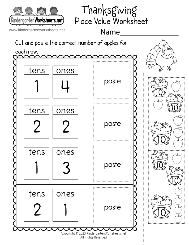 Thanksgiving Multiplication Worksheets Free Printable
