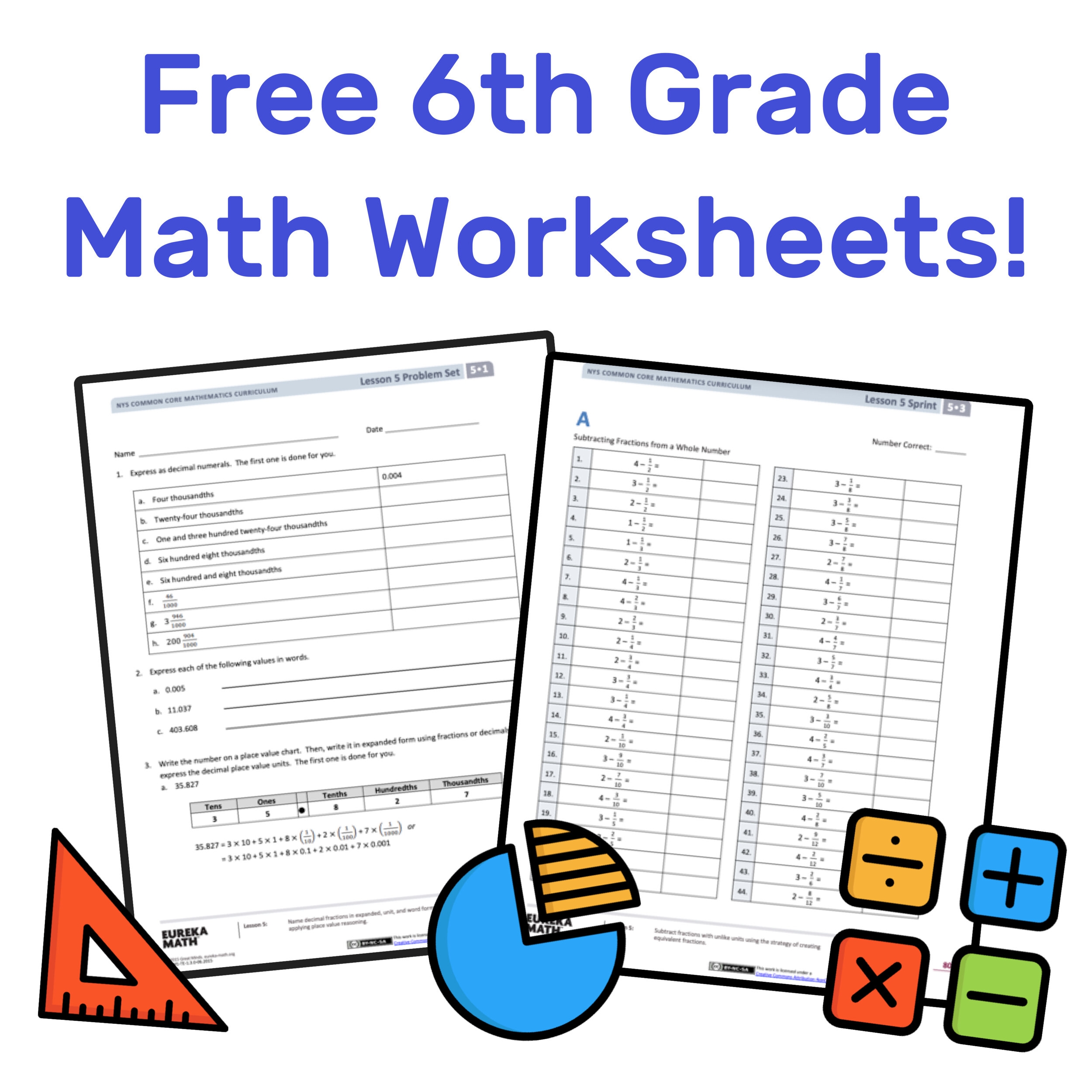 The Best Free 6th Grade Math Resources Complete List Mashup Math