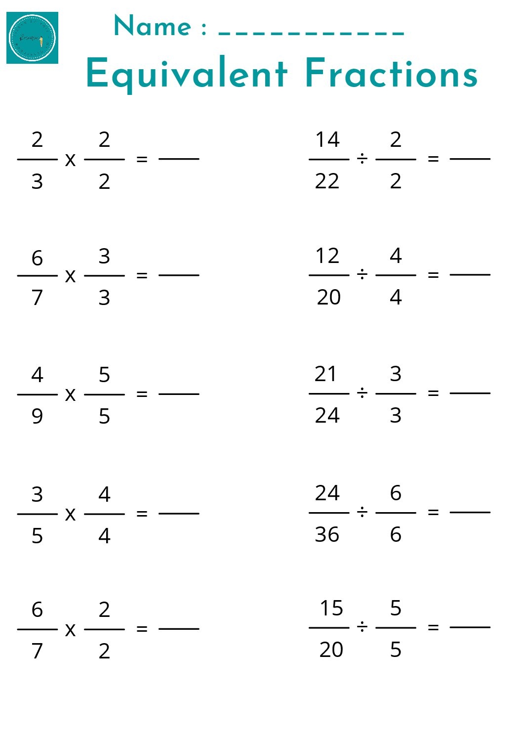 Free Printable 7th Grade Math Worksheet
