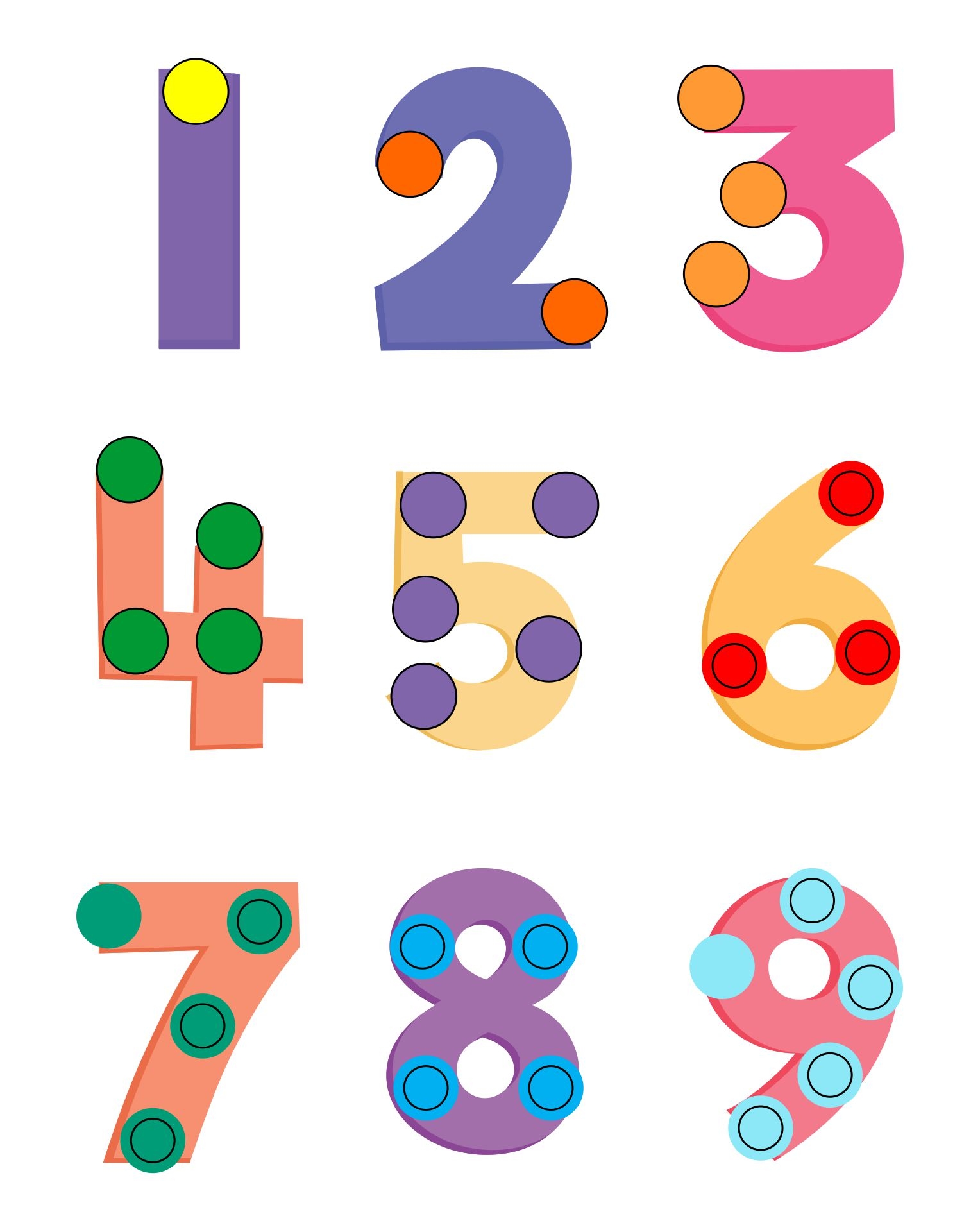 Touch Math Worksheets Free Printable Pdf