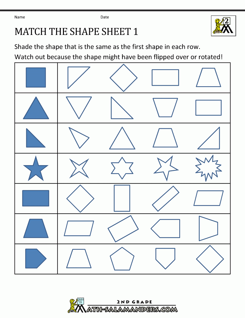 Transformation Geometry Worksheets 2nd Grade Transformation Geometry Worksheets 2nd Grade
