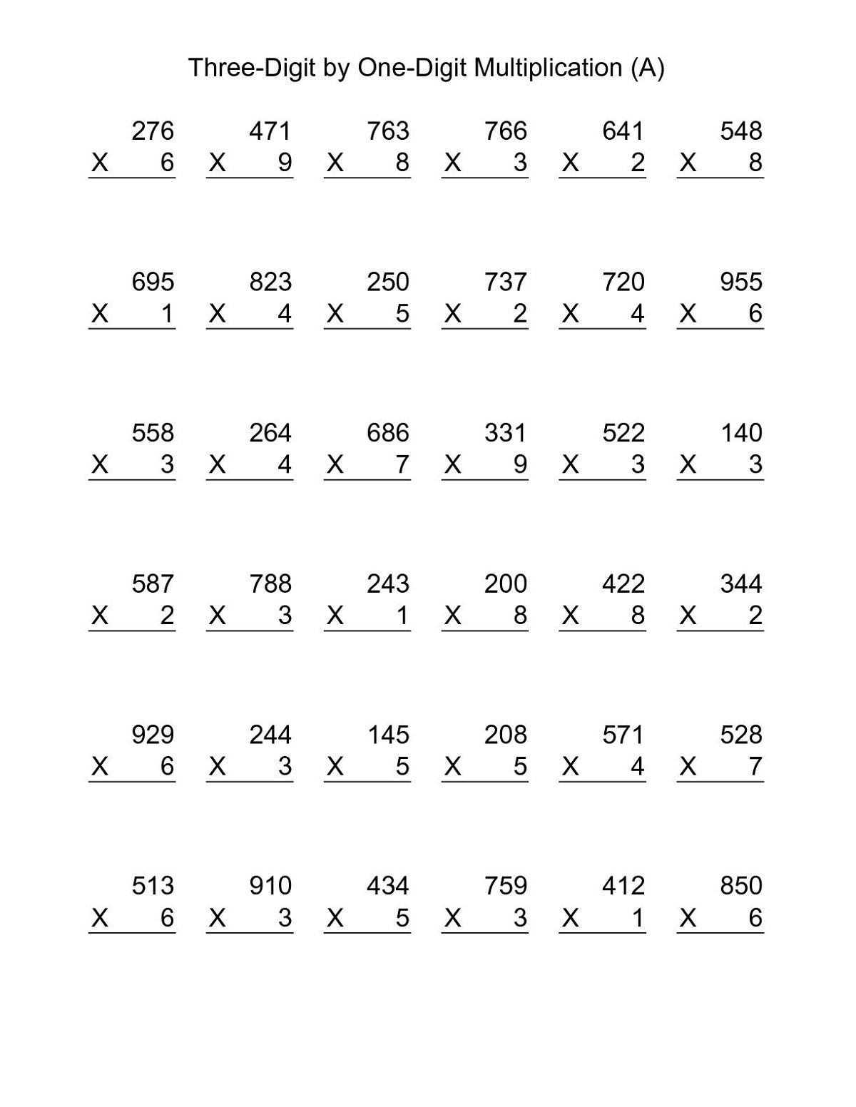 Year 8 Maths Worksheets Multiplication 4th Grade Math Worksheets Worksheets Library